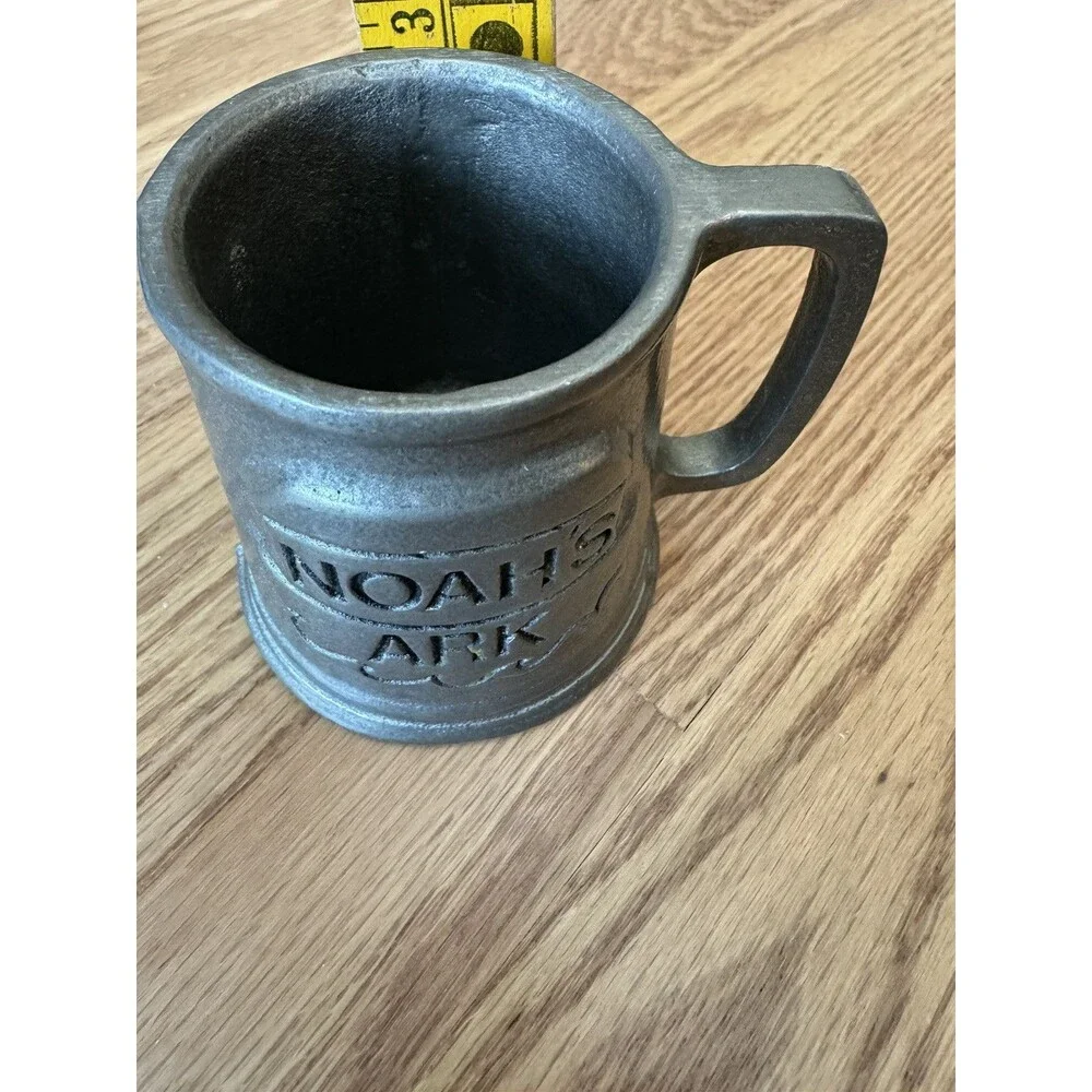Pewter Noah’s Ark‎ Mug & Plate Childs Set York Metal 1977
